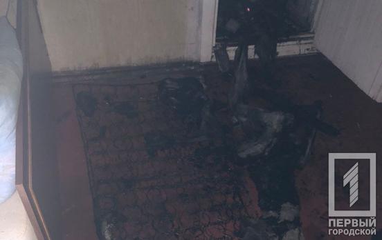 Спасатели ликвидировали пожар в жилом многоэтажном доме Кривого Рога