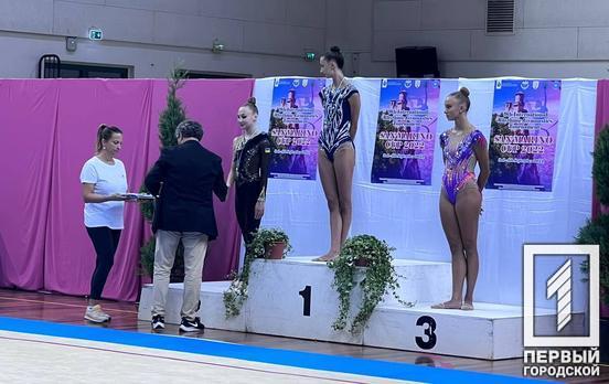 Два призовых места завоевала юная гимнастка из Кривого Рога на Международном турнире в Сан-Марино