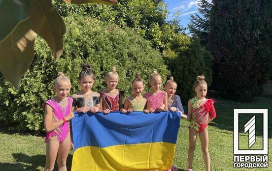 Юные гимнастки из Кривого Рога среди победителей Международного турнира The Fifth element-2022 в Болгарии