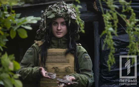 Молодая криворожанка защищает Украину в Донецкой области