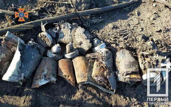 В Криворожском районе нашли и успешно уничтожили около 20 современных боеприпасов