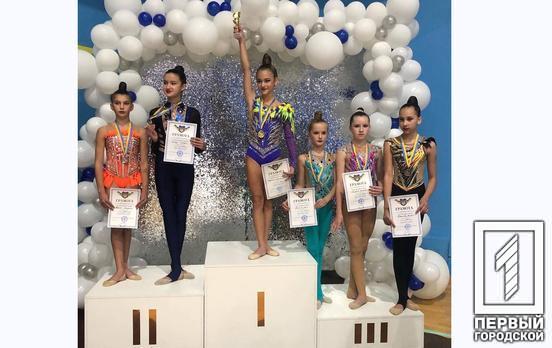 Семь медалей получили спортсменки из Кривого Рога на Чемпионате Кировоградщины по художественной гимнастике