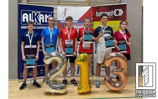 Спортсмен з Кривого Рогу здобув срібні медалі на чемпіонату з бадмінтону в Польщі