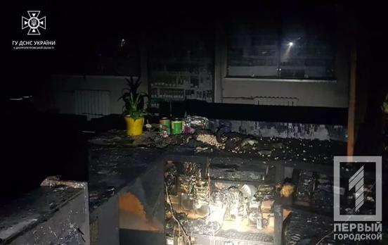 Ночью в Кривом Роге спасатели тушили пожар в магазине