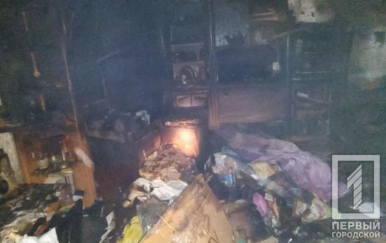 Две женщины едва не сгорели во время пожара в Ингулецком районе Кривого Рога