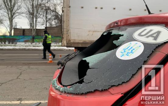 В Кривом Роге возле Автовокзала столкнулись четыре транспортных средства: пострадал ребенок