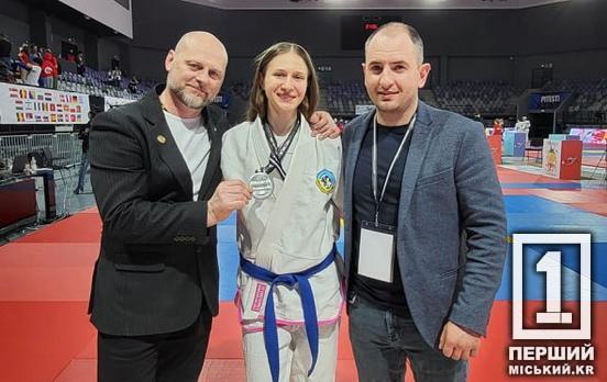 Криворожанка Дарья Миронова стала вице-чемпионкой Европы по Джиу-джитсу