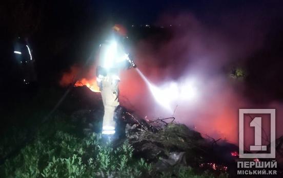 Криворожские пожарные за прошедшие сутки выезжали укрощать возгорания мусора и сухой растительности более десяти раз