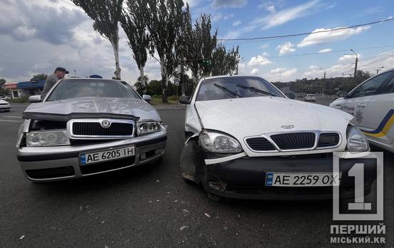 Притерлись боками: в Кривом Роге на проспекте Металлургов ДТП с Daewoo и Skoda