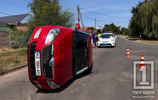 Не заметил, как оказался на боку: на Украинском – авария за участие двоих Skoda