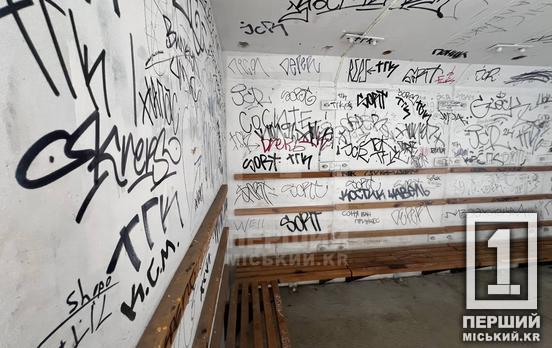 Матюки та малюнок чоловічого статевого органу: у Кривому Розі поруч з цирком зіпсували чергове укриття