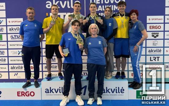 Любов Кривого Рогу до плавання підкорить будь-які вершини: Денис Кесіль та Ніка Шарафутдінова завоювали 15 нагород у Броварах та Вільнюсі