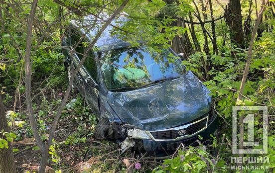 Удар, переворот та кювет: на Нікопольському шосе сталася сильна ДТП з Kia та Renault