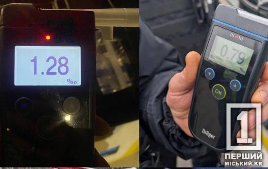 Нетверезий за кермом = смертельна небезпека: на дорогах Кривого Рогу патрульні зупинили майже тисячу водіїв під шофе за рік