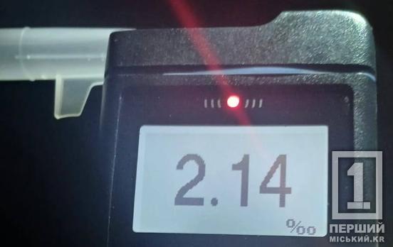 П’яному – комендантська година не є завадою: у Кривому Розі затримали водія ВАЗ