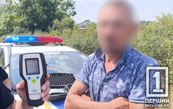 Поставив рекорд на «драгері»: п’яний як чіп чоловік попався криворізьким поліцейським за кермом авта