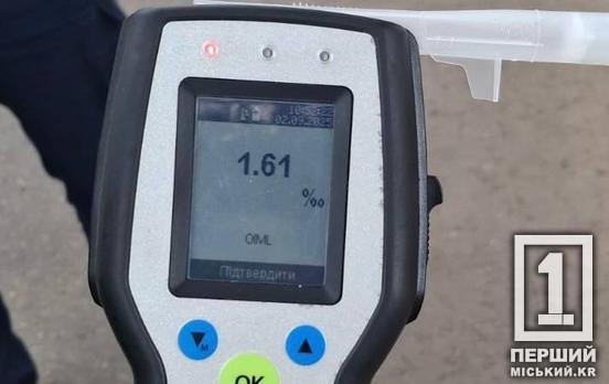 Їзда після оковитої має наслідки: у одному з районів Кривого Рогу затримали водія іномарки