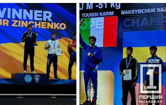 Лучшие в Европе: криворожские кикбоксеры взяли две медали на чемпионате в Италии