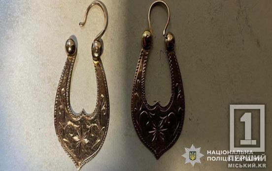 За золотые серьги – за решетку: в Кривом Роге за разбой поймали 38-летнего мужчину