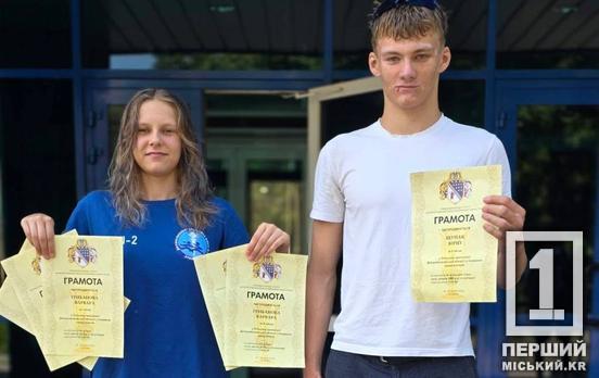 Криворізькі плавці завоювали медалі на чемпіонаті області та успішно дебютували на Чемпіонаті України