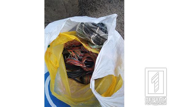 Правоохранители Кривого Рога уличили местного жителя в краже более 200 метров кабеля