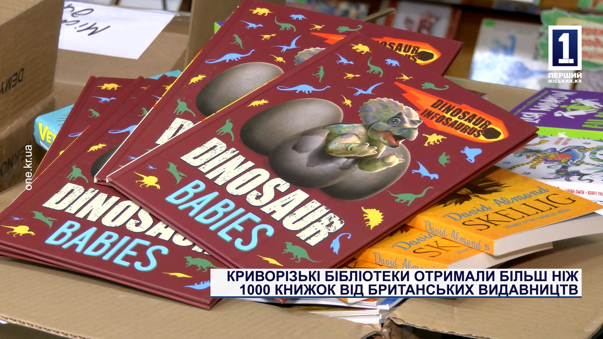 Криворізькі бібліотеки отримали понад 1000 книжок від британських видавництв