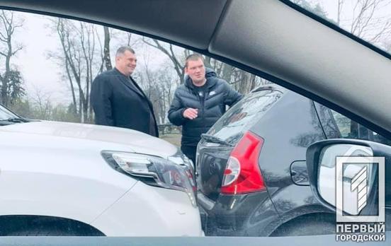 Нардеп из Кривого Рога Юрий Корявченков протаранил машину в столице, – фотофакт