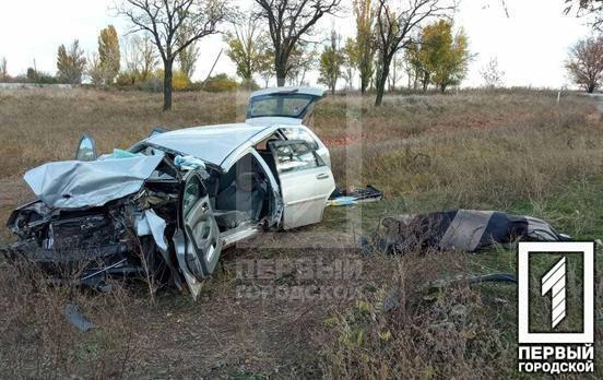 Возле Кривого Рога случилась авария с участием пяти машин, в результате столкновения есть погибший