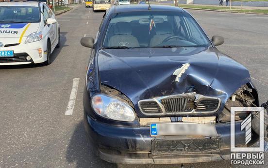 В Кривом Роге дорогу не поделили две легковушки, обошлось без пострадавших