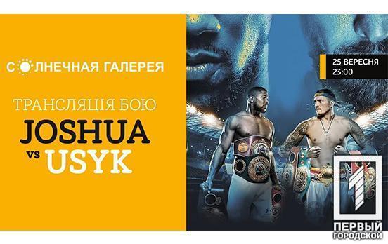 Жителі Кривого Рогу зможуть подивитися бій Олександра Усика на великому екрані