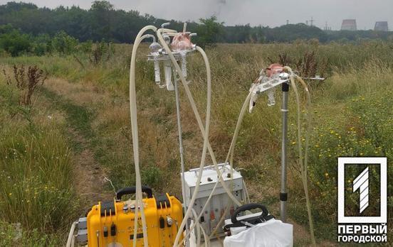 В декількох районах Кривого Рогу взяли проби повітря на перевірку